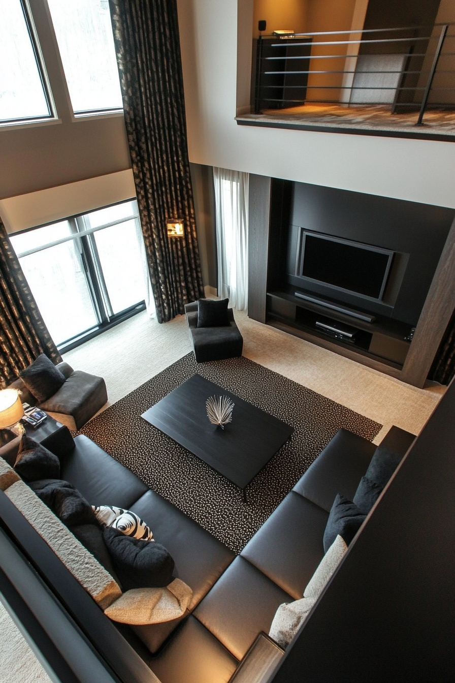 black-and-beige-living-room-ideas