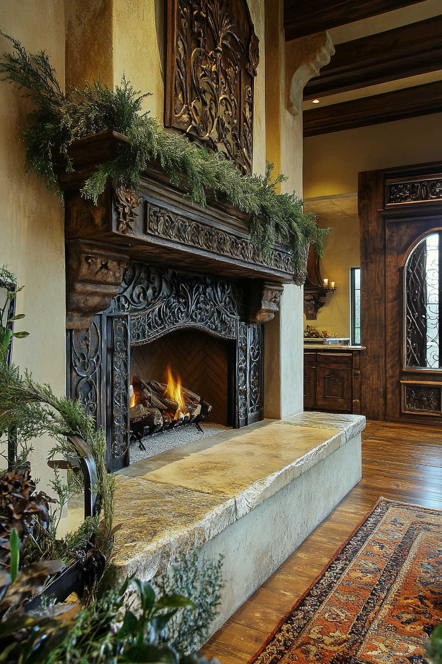 fireplace-hearth-and-mantel-decorating-ideas