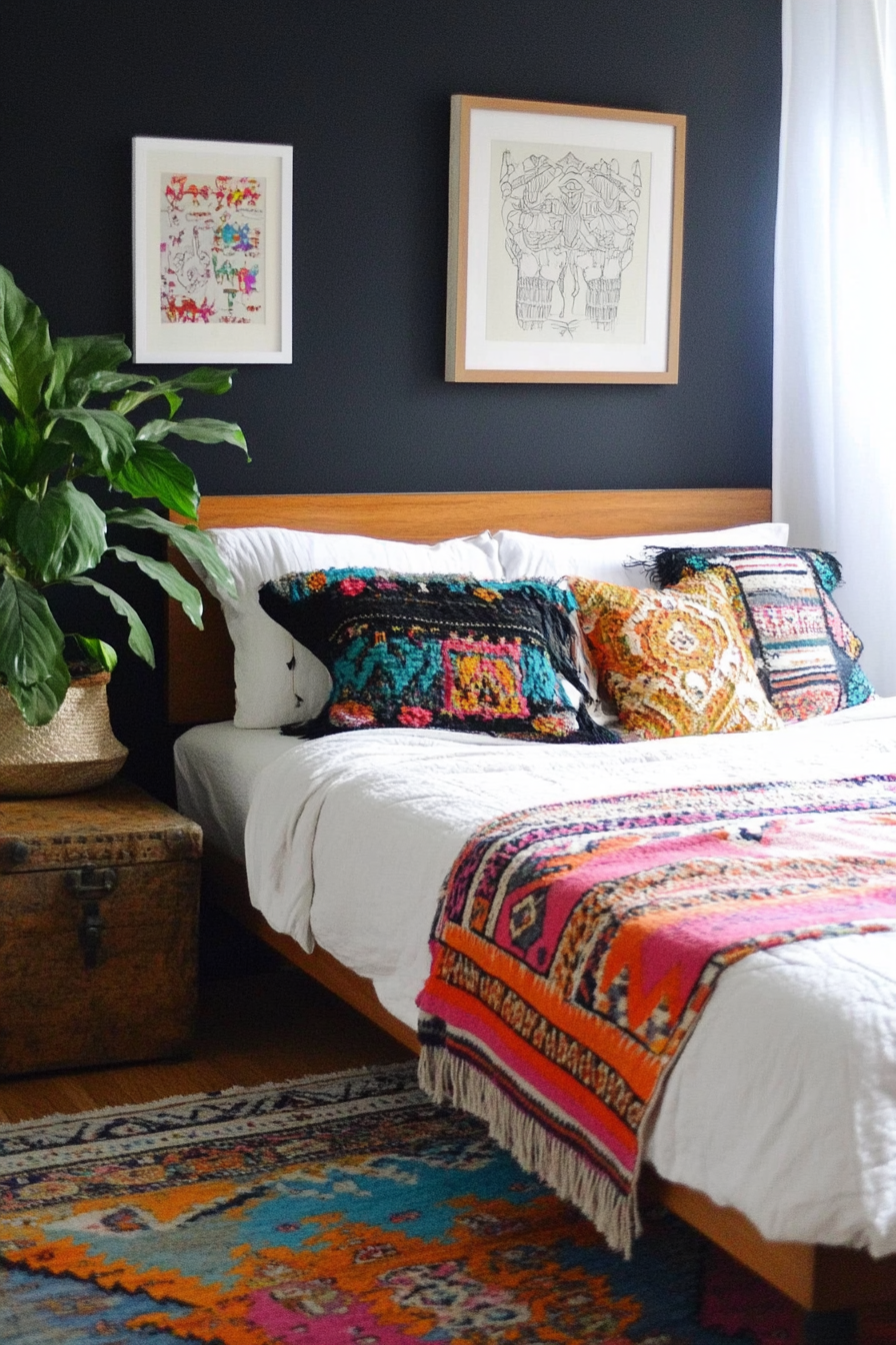 boho-no-headboard-ideas