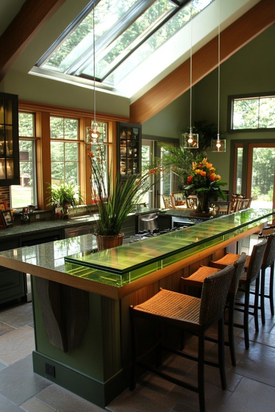 kitchen-islands-with-raised-bar-top-designs