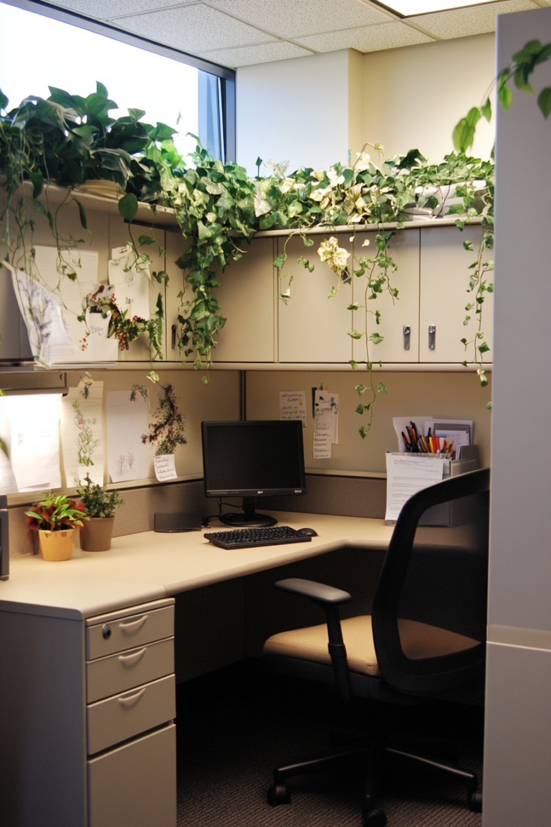 Spring Decorating Cubicle Stop Settling For Boring Desks! Check Out These Cubicle Decor Ideas ...