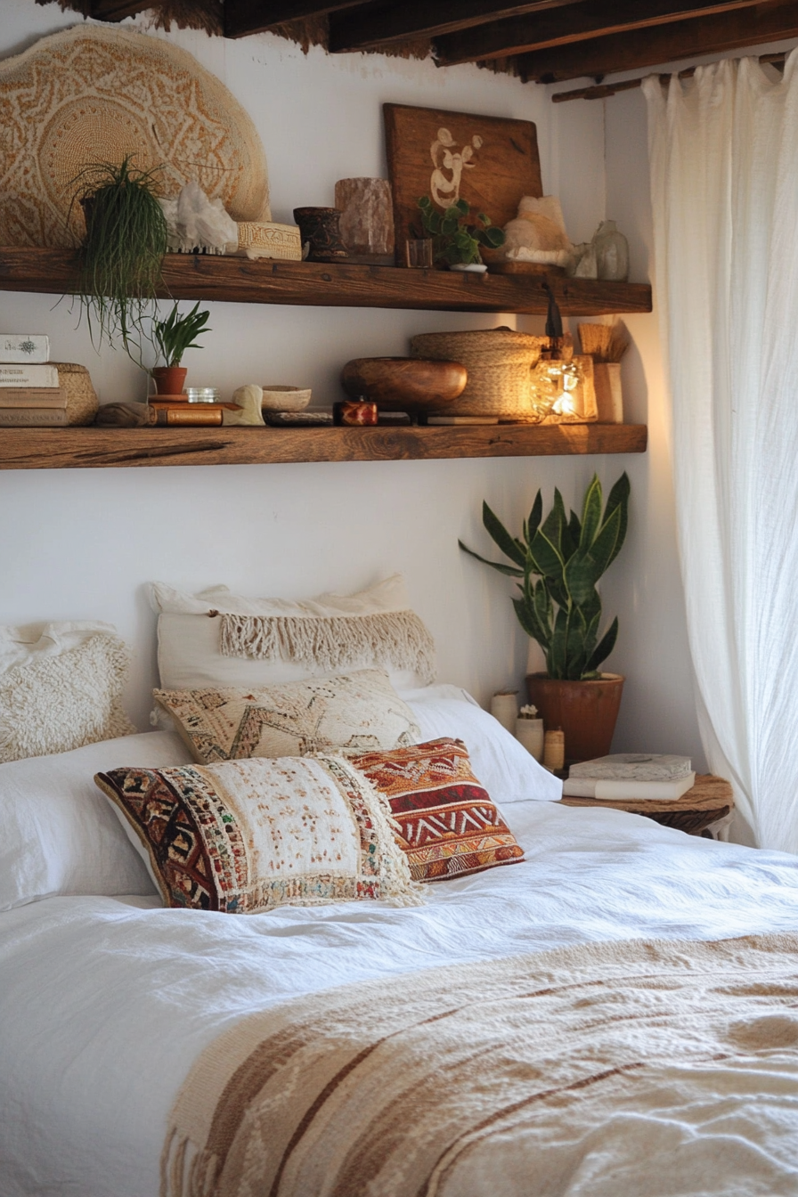 boho-no-headboard-ideas