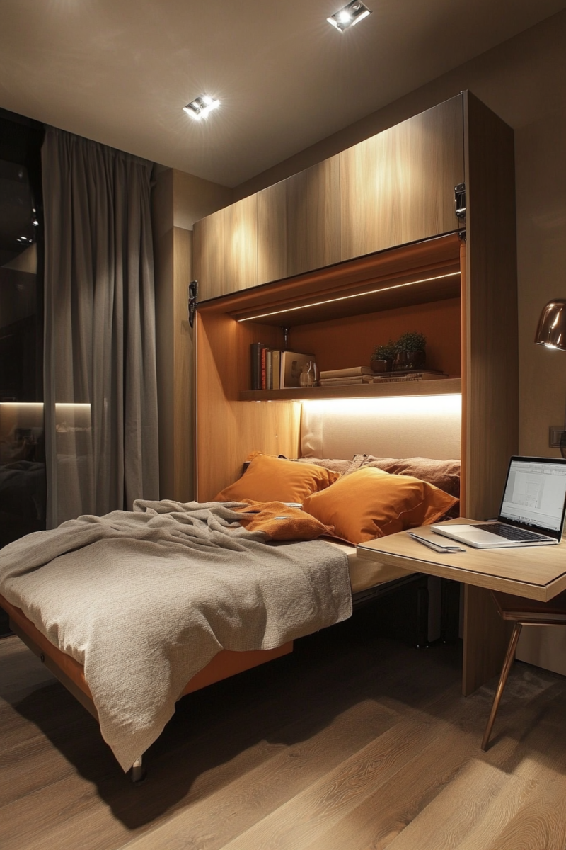 13 Creative Murphy Bed Ideas For Small Spaces — DreamyHomeStyle