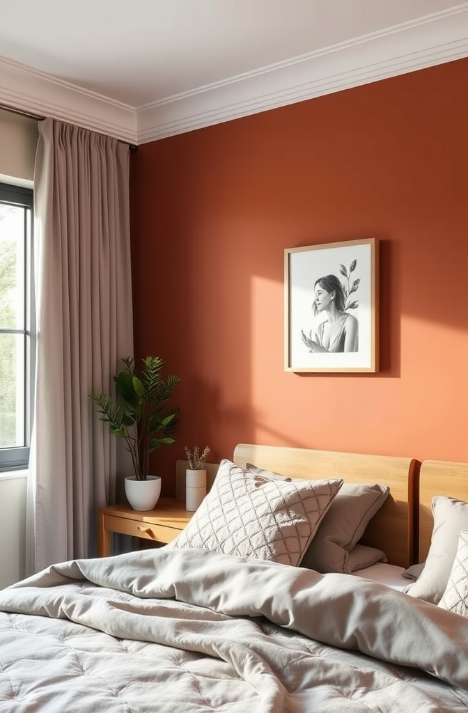 stunning-terracotta-accent-wall-ideas-for-your-bedroom