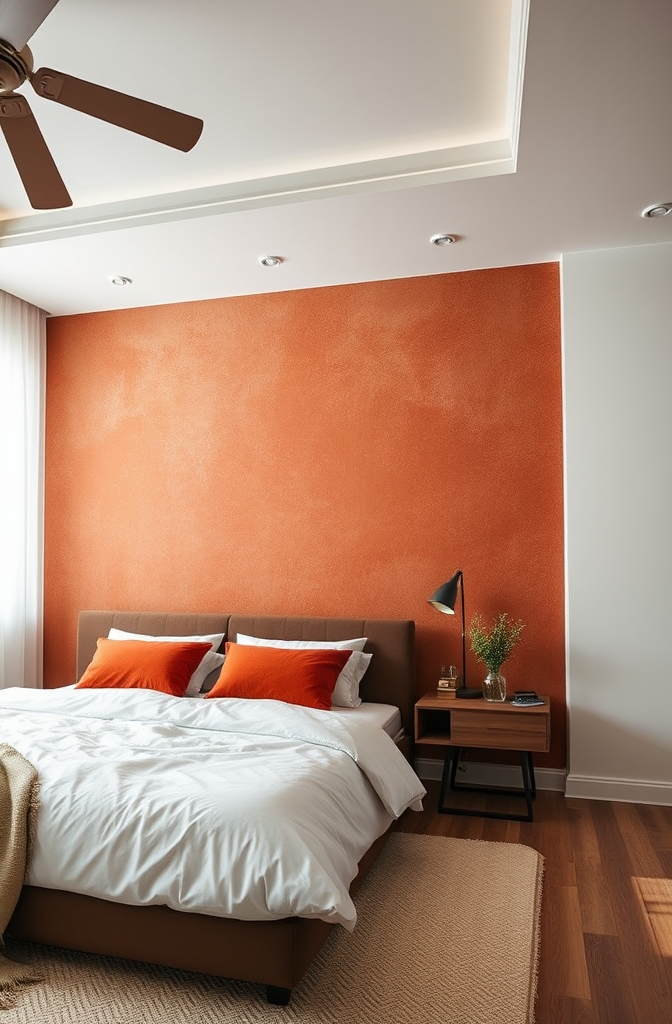 stunning-terracotta-accent-wall-ideas-for-your-bedroom