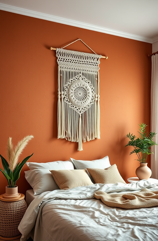 stunning-terracotta-accent-wall-ideas-for-your-bedroom