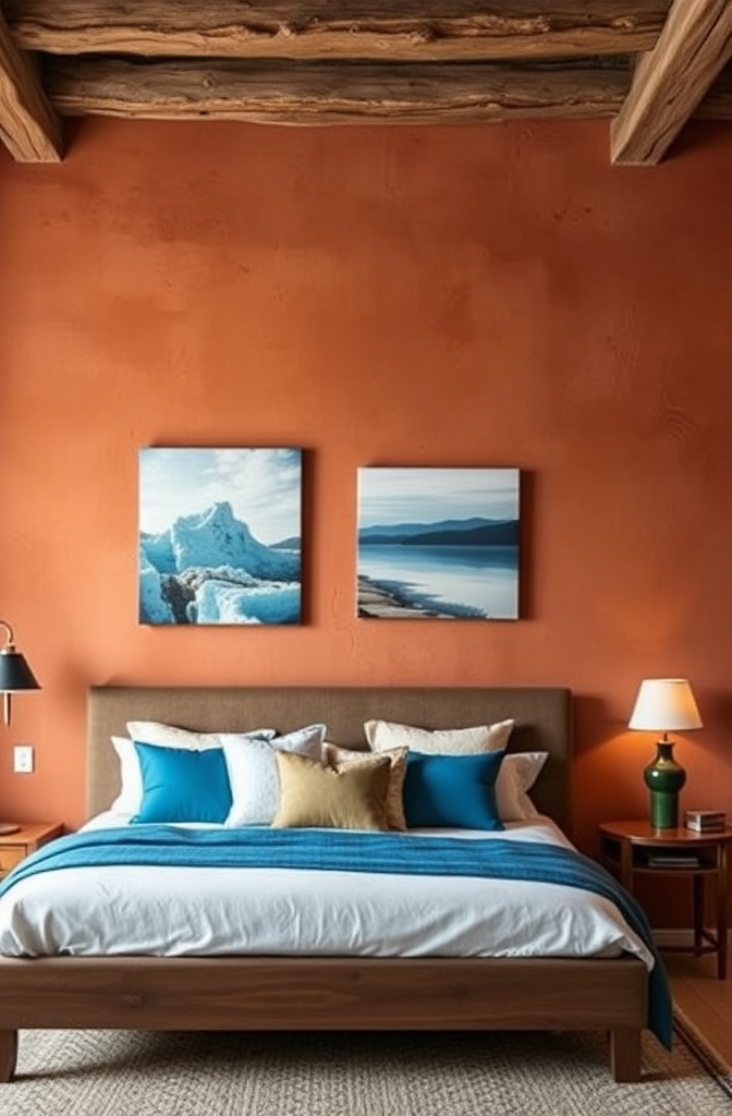 stunning-terracotta-accent-wall-ideas-for-your-bedroom