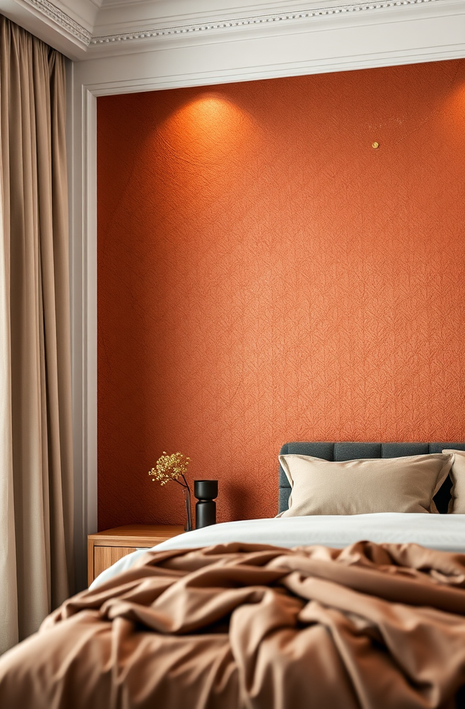 stunning-terracotta-accent-wall-ideas-for-your-bedroom