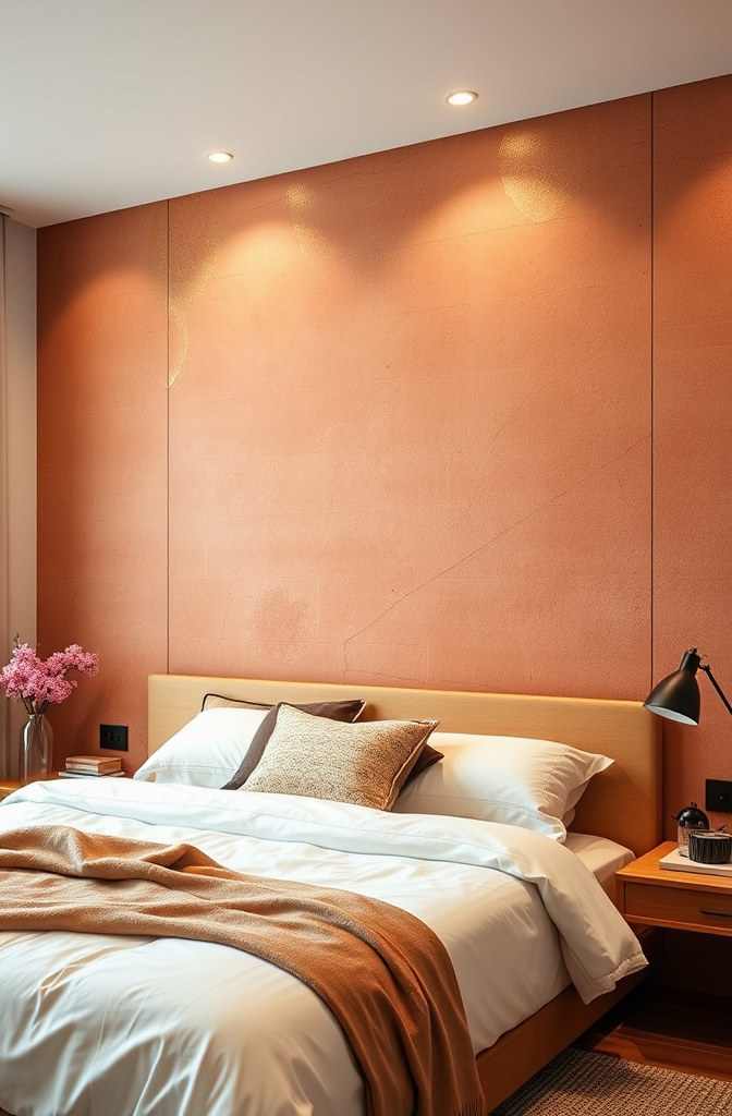 stunning-terracotta-accent-wall-ideas-for-your-bedroom