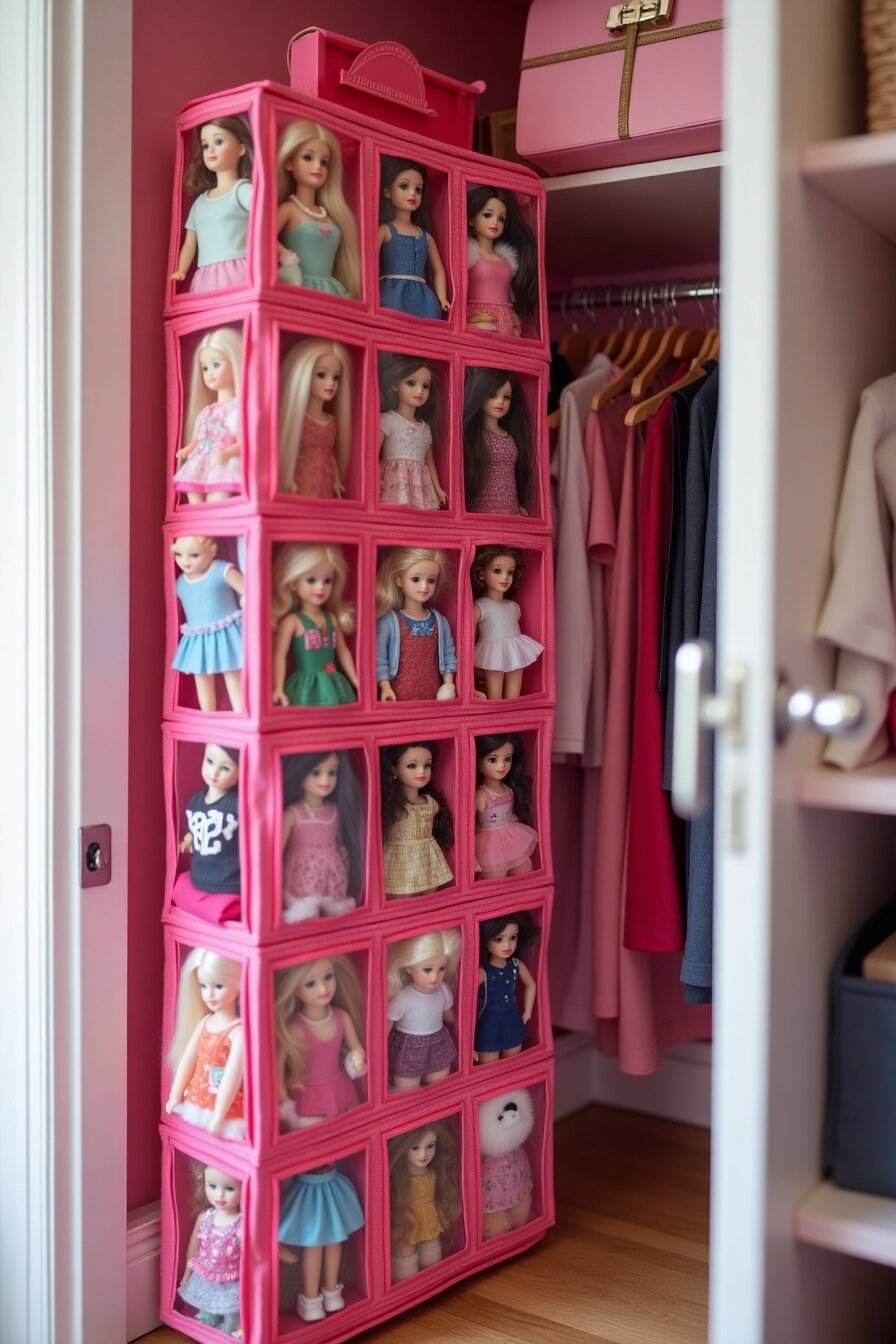 Barbie Racks Creative Barbie Storage Ideas For Every Fan — DreamyHomeStyle