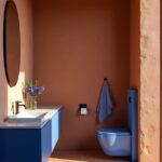 Creative Ways To Use Terracotta Accent Walls In Your Bathroom