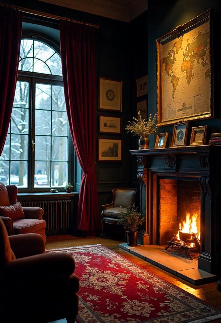 Transform Your Living Room into a Dark Academia Dream: 13 Must-Try Ideas!