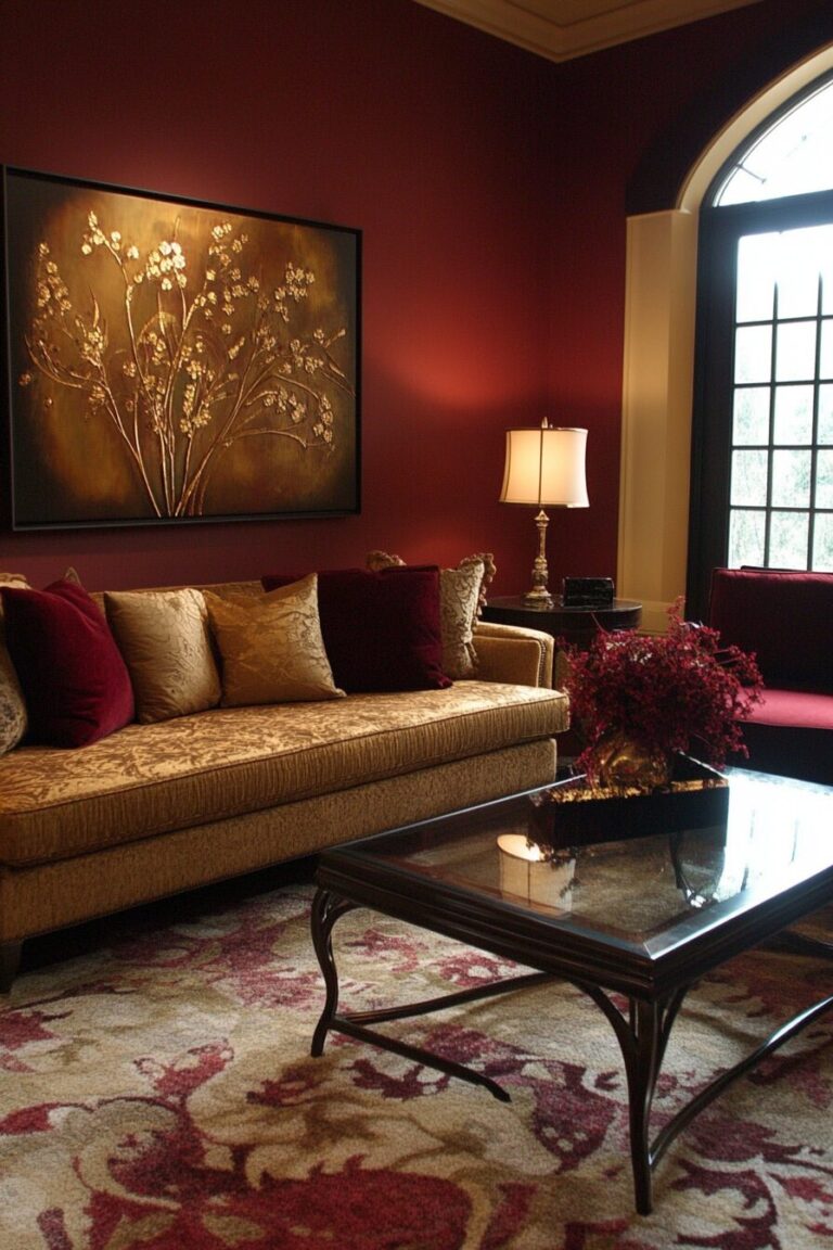 Burgundy Living Room Designs That Wow — DreamyHomeStyle