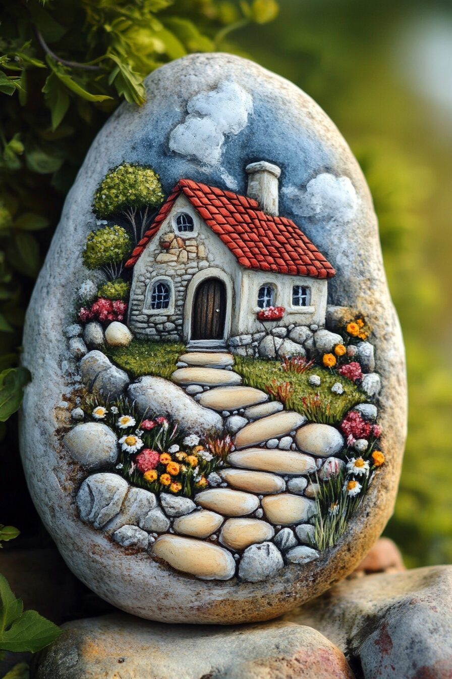 Nice Painted Rocks Stunning Painted Rocks to Brighten Your Outdoor Space — DreamyHomeStyle