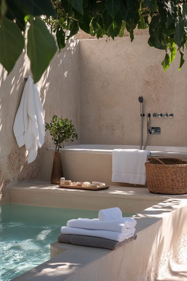 Explore Stylish Pool Bathroom Inspirations Now — DreamyHomeStyle