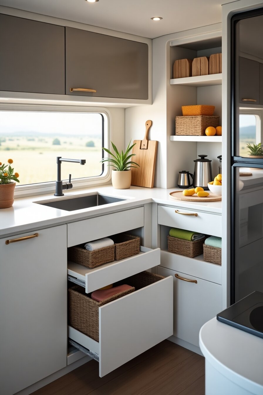 Small Rv Kitchen Ideas Creative Ways To Organize Your RV Kitchen — DreamyHomeStyle