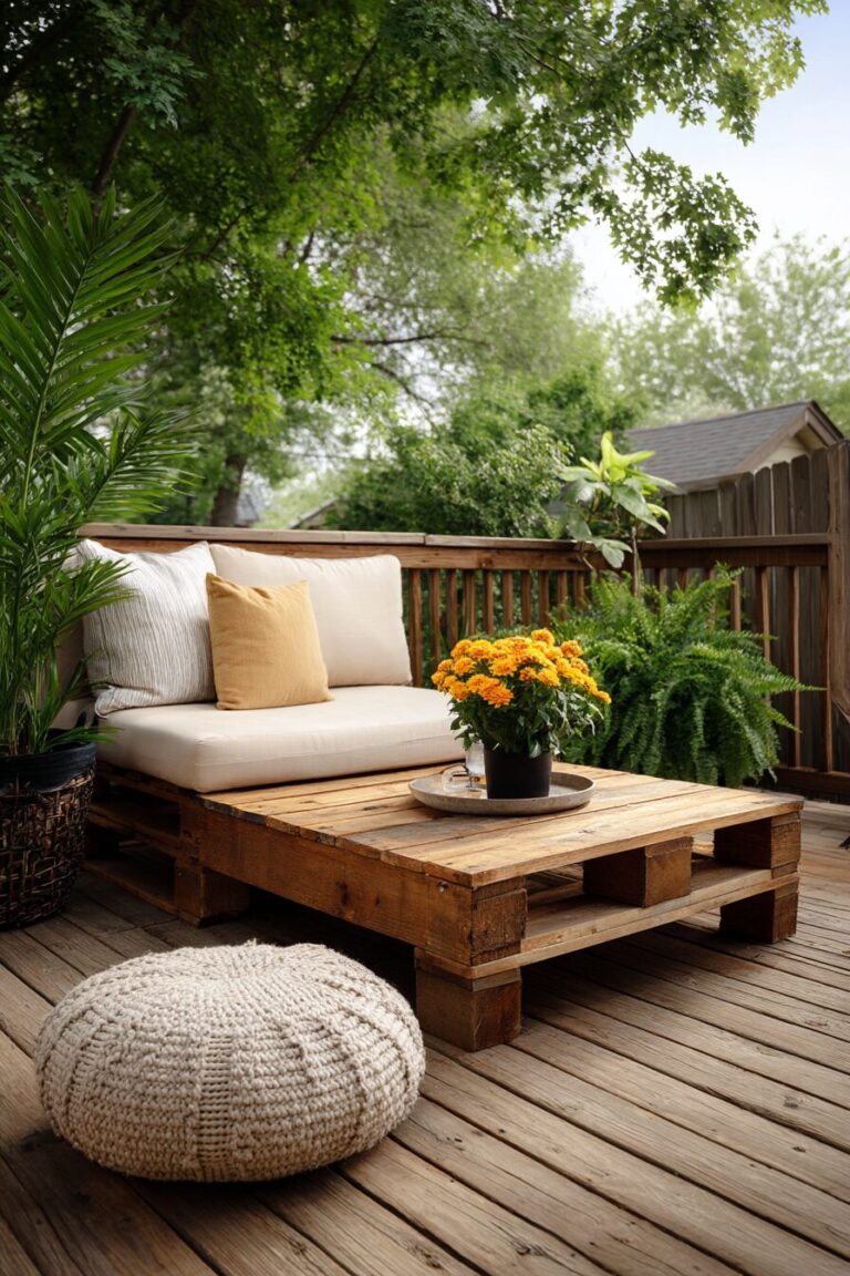 Unique DIY Pallet Patio Deck Designs for a Cozy Vibe — DreamyHomeStyle