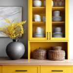 Modern Yellow Cabinet Designs for a Chic Kitchen
