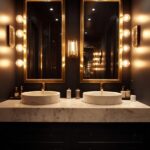 Vintage Hollywood Glam Powder Room Ideas