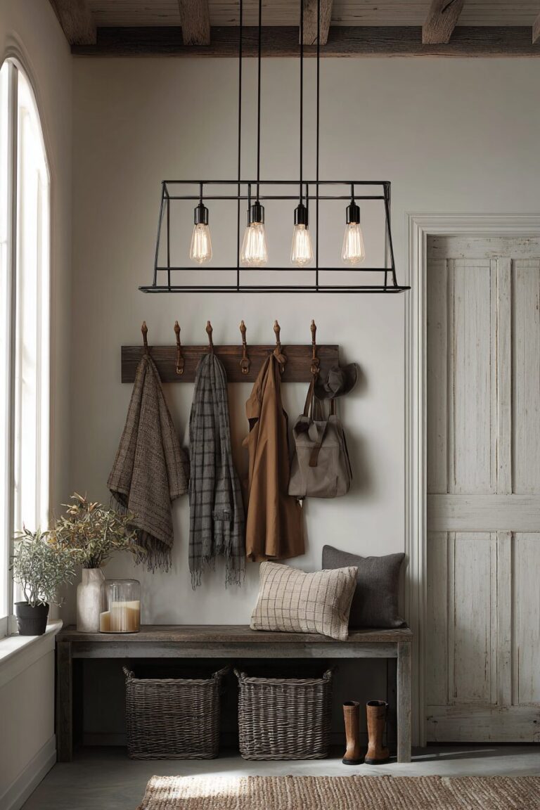 Modern Farmhouse Mudroom Essentials — DreamyHomeStyle