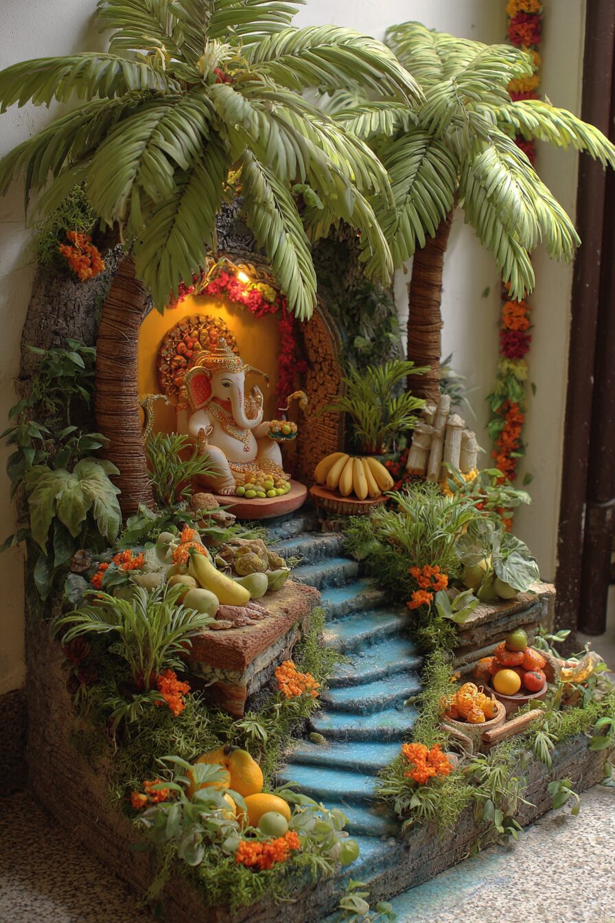 Creative Ganpati Decoration Ideas For Your Home — DreamyHomeStyle