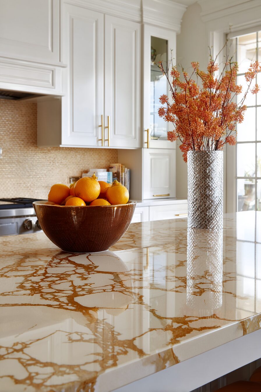 Discover The Beauty Of Warm Quartz Kitchen Countertops — DreamyHomeStyle