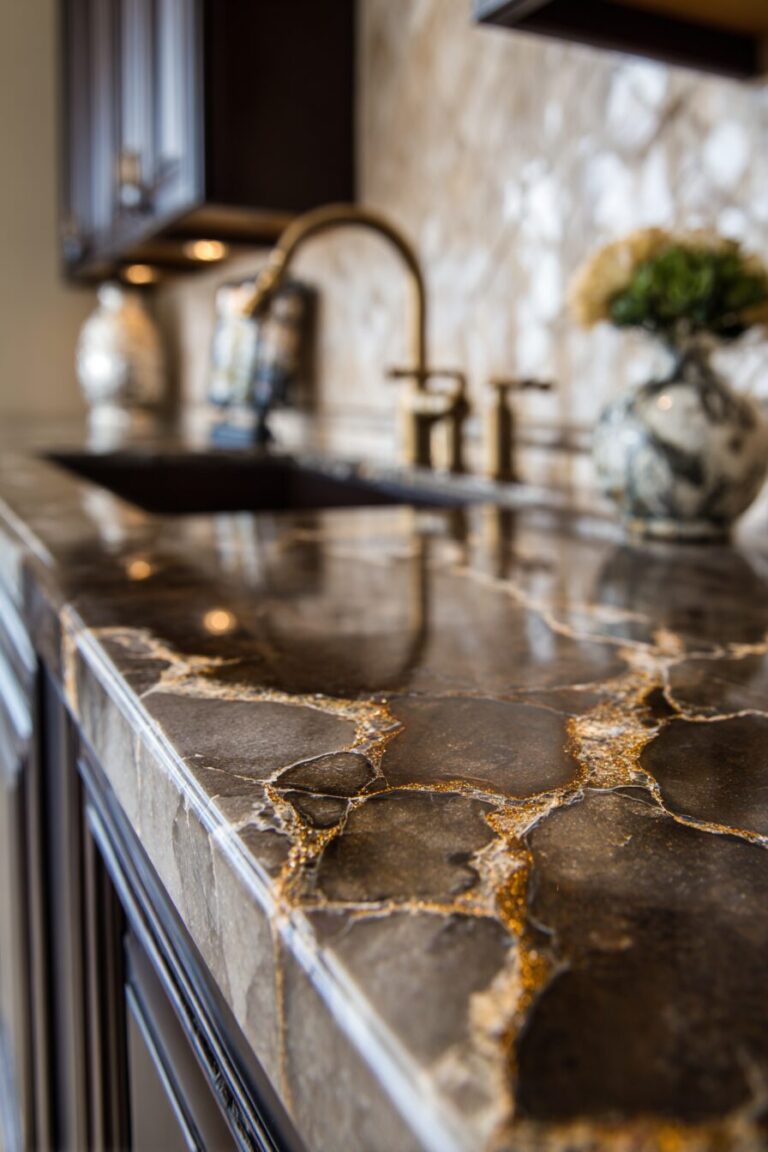 Discover The Beauty Of Warm Quartz Kitchen Countertops