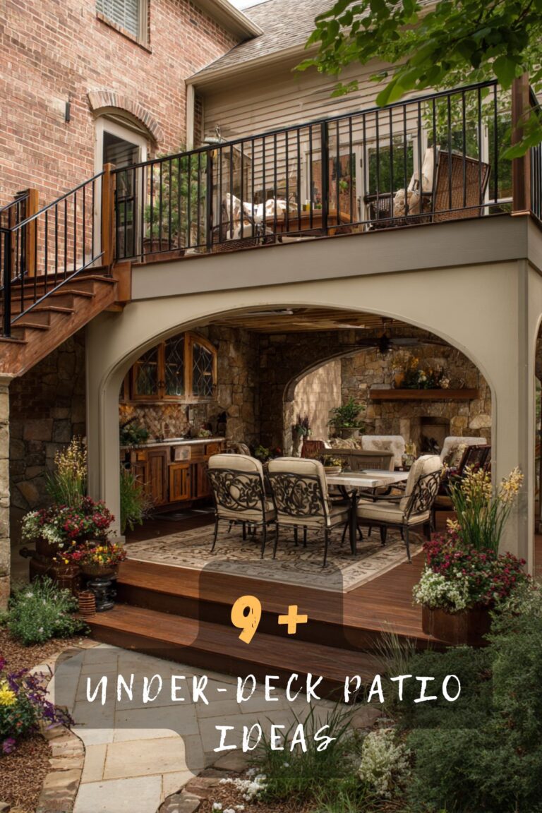 Must-See Under Deck Patio Designs