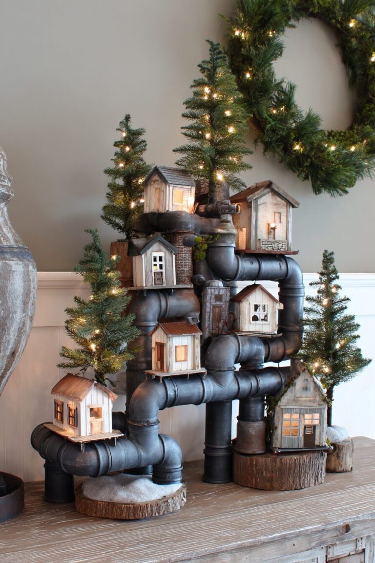 DIY Christmas Village Display Ideas You’ll Love — DreamyHomeStyle