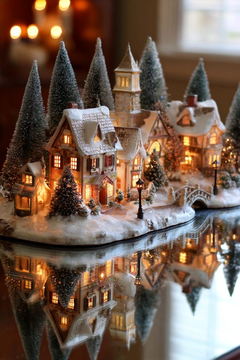 DIY Christmas Village Display Ideas You’ll Love — DreamyHomeStyle
