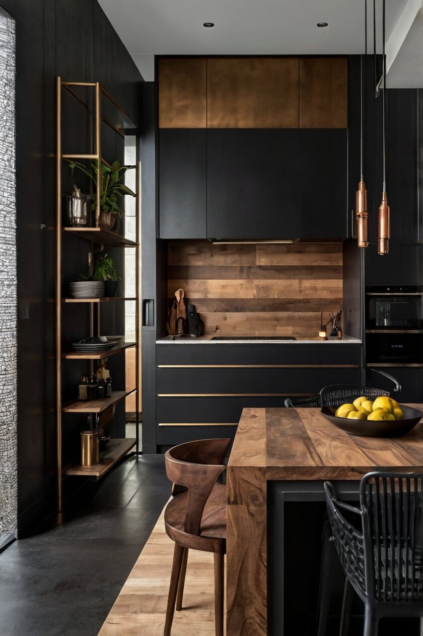 Timeless Black And Brown Kitchen Inspirations — DreamyHomeStyle
