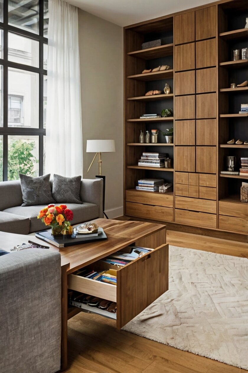 This Built In Shelf Trend Is Taking Over Modern Living Rooms ...