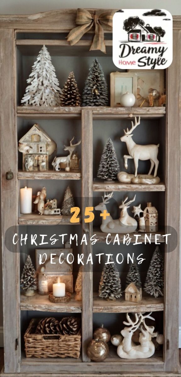 Anyone Skipping These Xmas Cabinet Decor Ideas Will Regret Their Holiday Glow