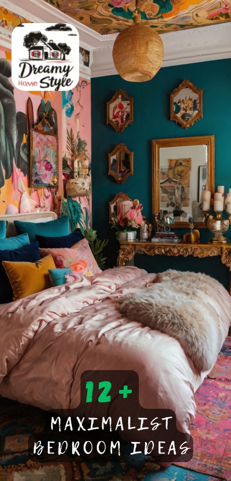 Is Your Bedroom Feeling Empty And Sad?  Maximalist Ideas To Fill It With Joy And Energy