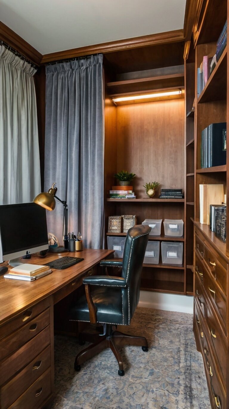 Working From Home With Your Partner? These 20 Closet Office Designs ...