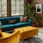 This Teal Decor Trick Is Quietly Becoming A Living Room Favorite