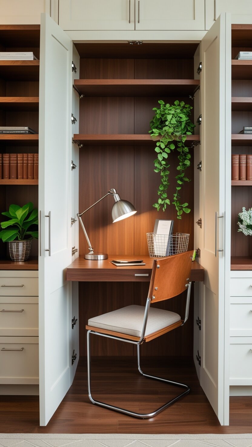 Working From Home With Your Partner? These 20 Closet Office Designs ...