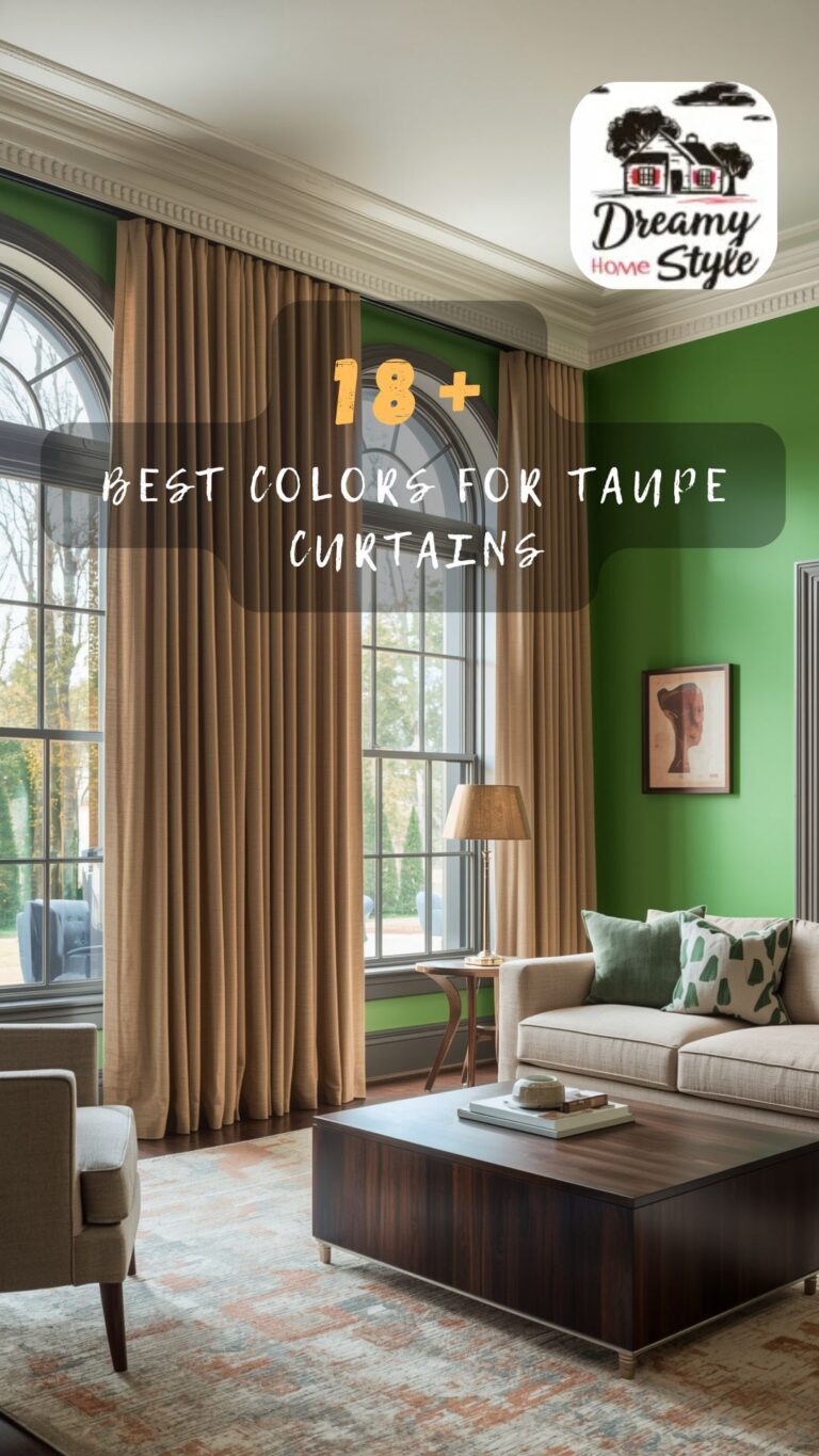 You’ll Be Shocked How These Colors Change Your Taupe Curtains Vibe
