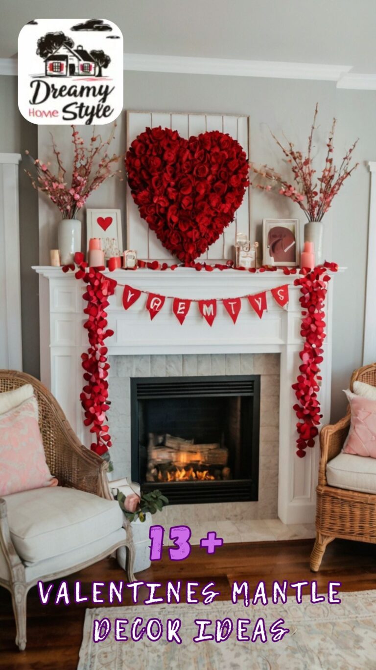 Valentines Mantle Decor That Feels Romantic And Cozy