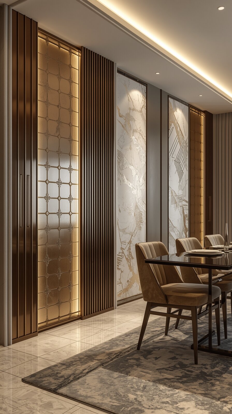 View of These 7 Dining Room Accent Wall Trends Are Exploding Online ...