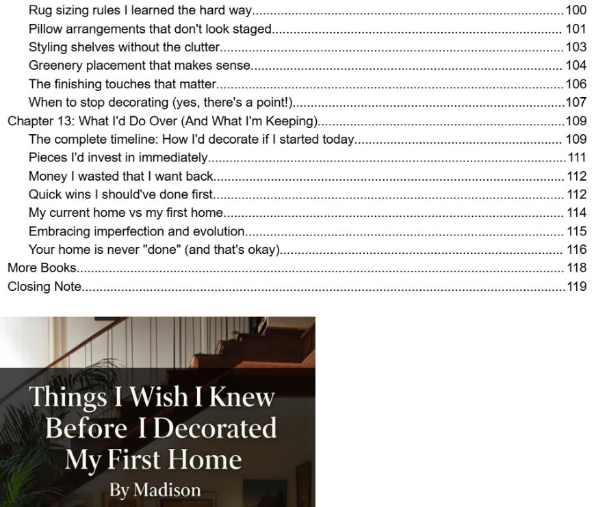 Table of Contents page 5