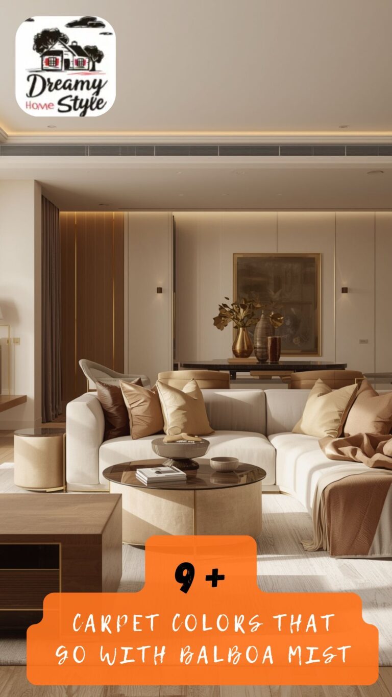 Design Your Dream Space: Carpet Colors For Balboa Mist Walls