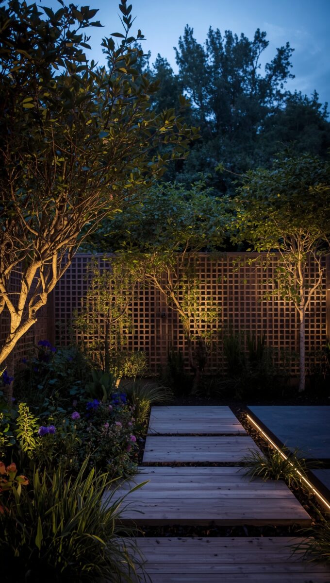 Adding Cozy Lighting for Evening Magic