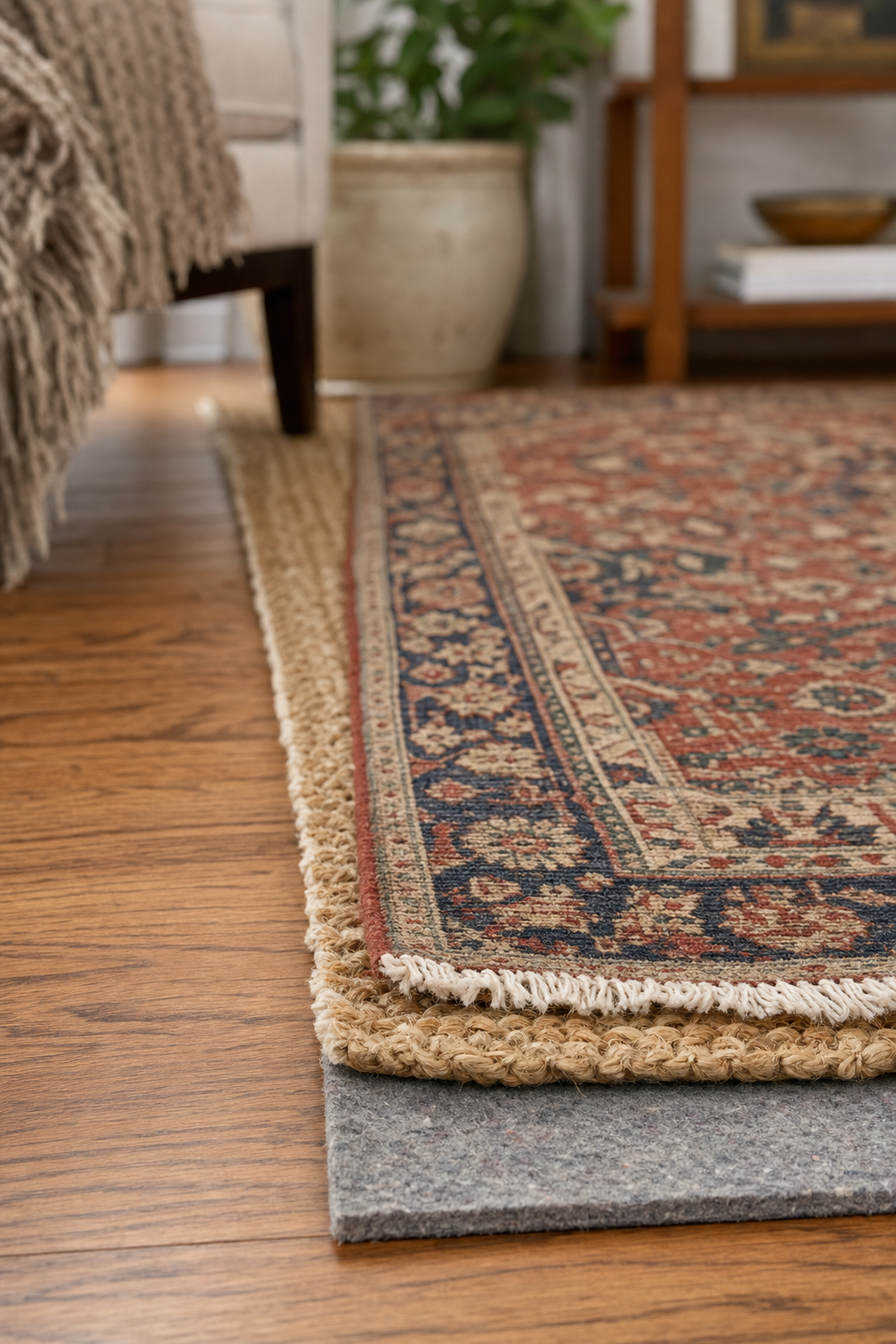 How to Keep Layered Rugs From Sliding (Real Tips)