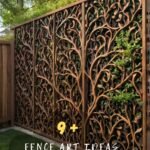 Fence Art Ideas Using Paint To Create A Bold And Beautiful Backyard Look