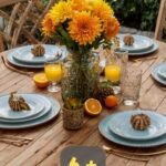 outdoor dining Table setup ideas made for long, golden summer evenings