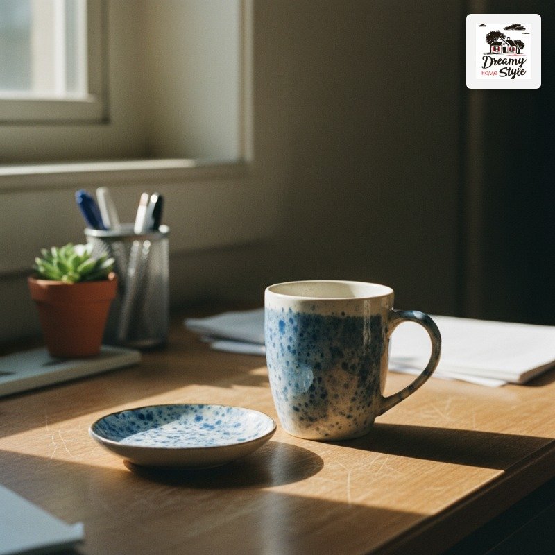 Add Blue and White Ceramic Accessories for Instant Visual Cohesion