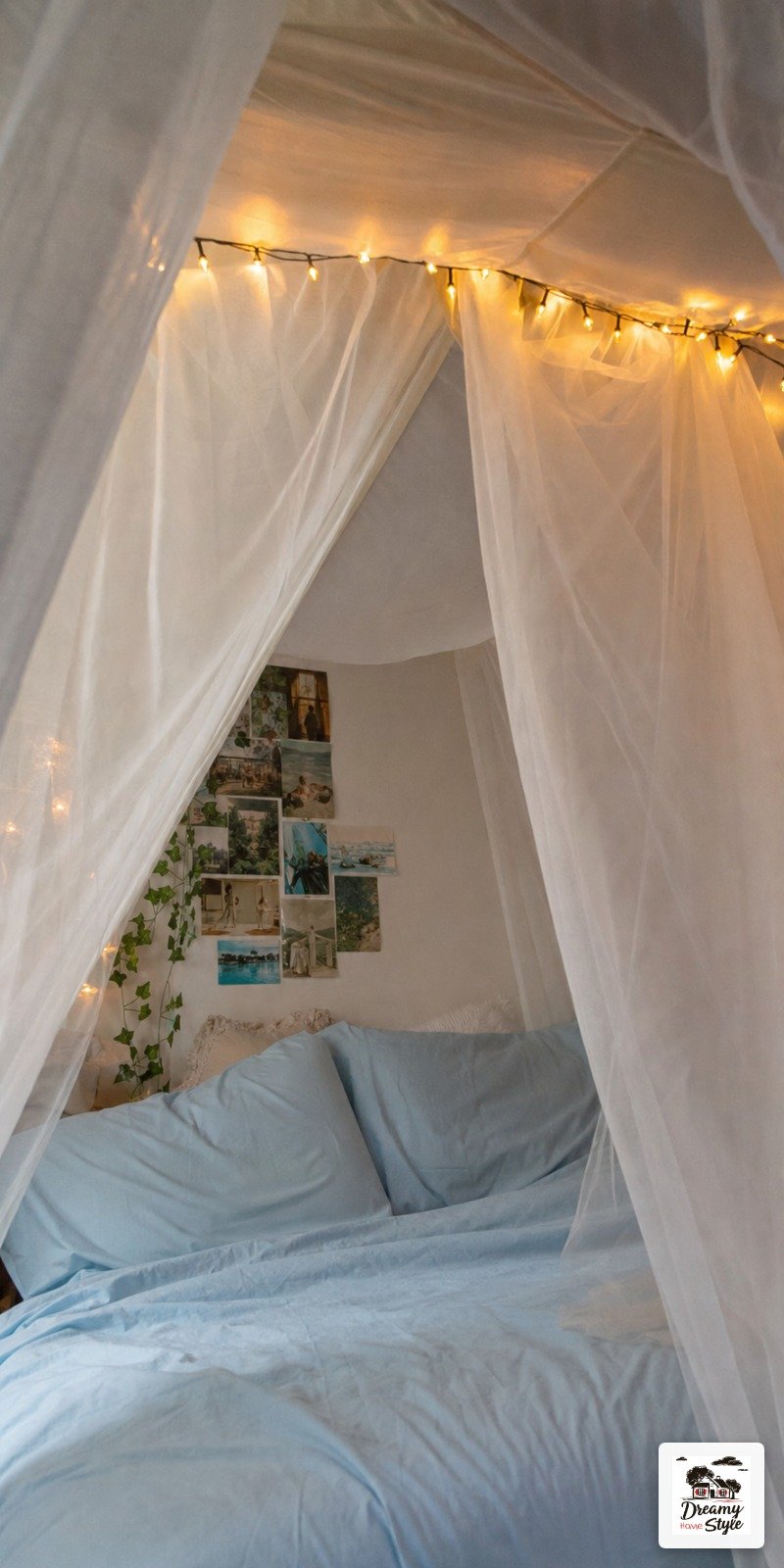 The Canopy Bed Look — Yes, Even in a Dorm
