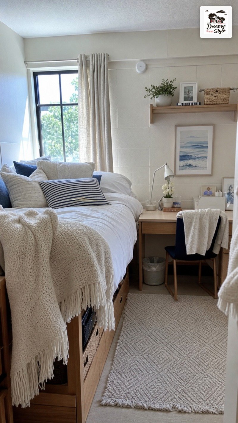 Coastal Grandmother (Yes It Works in a Tiny Dorm Room)