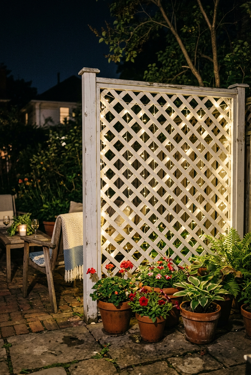 Lighting the Vertical: Fences, Walls, and Trellises